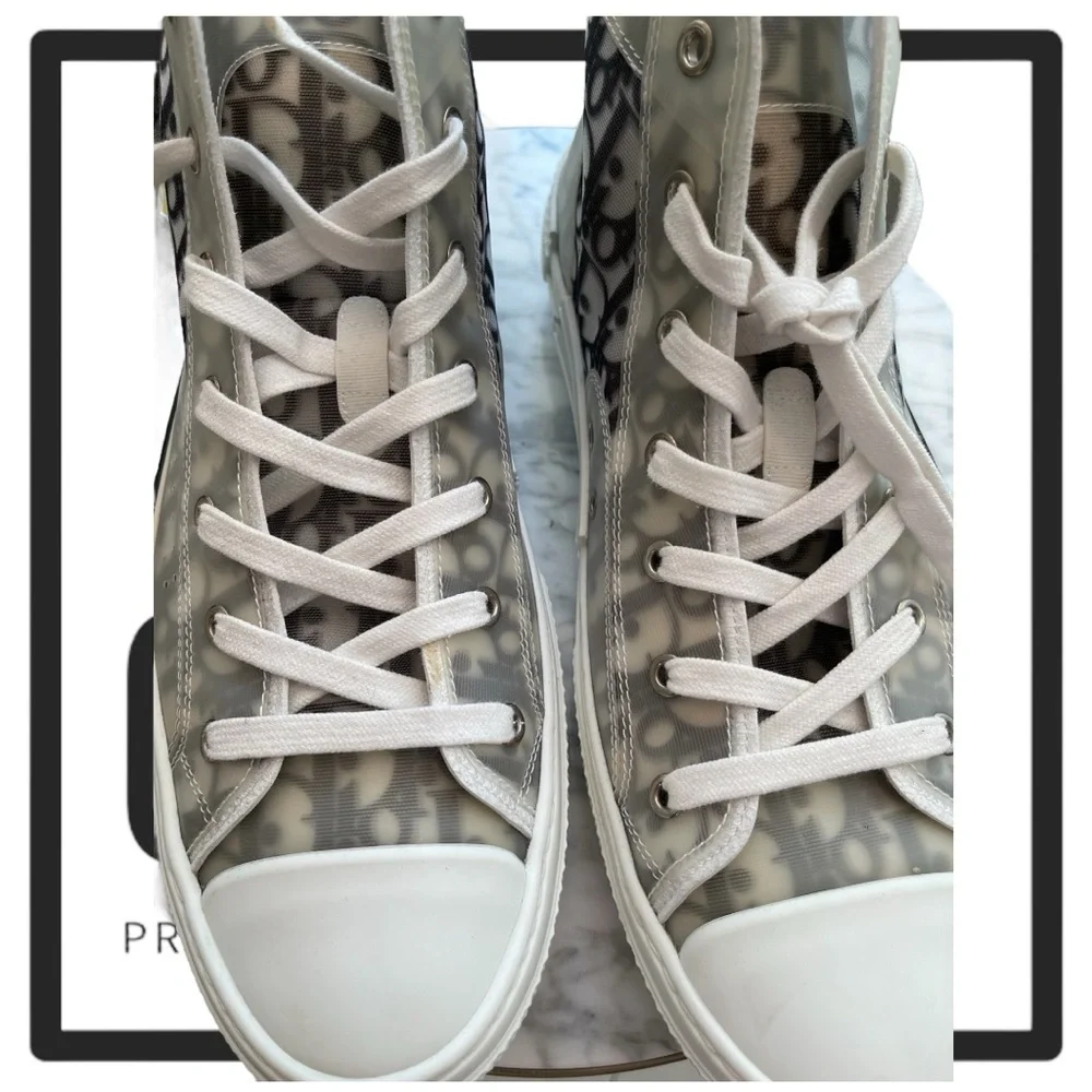Dior B23 High Top Logo Oblique - Picture 10 of 12